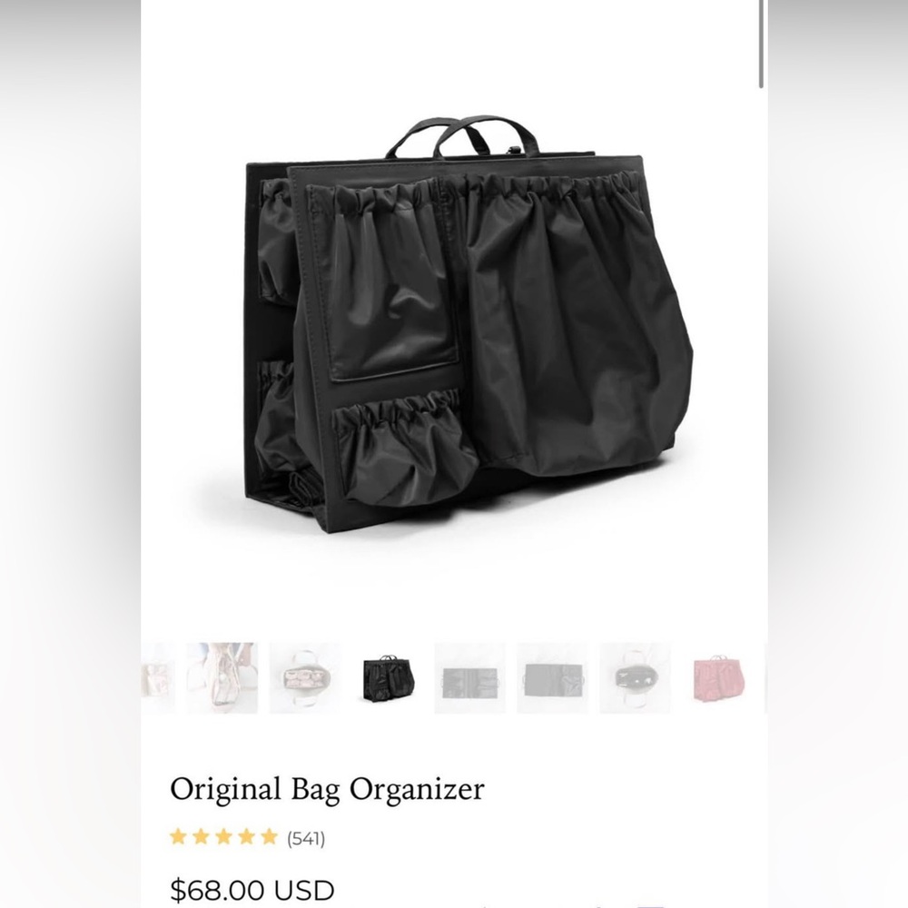 Black Baby Bag Organizer